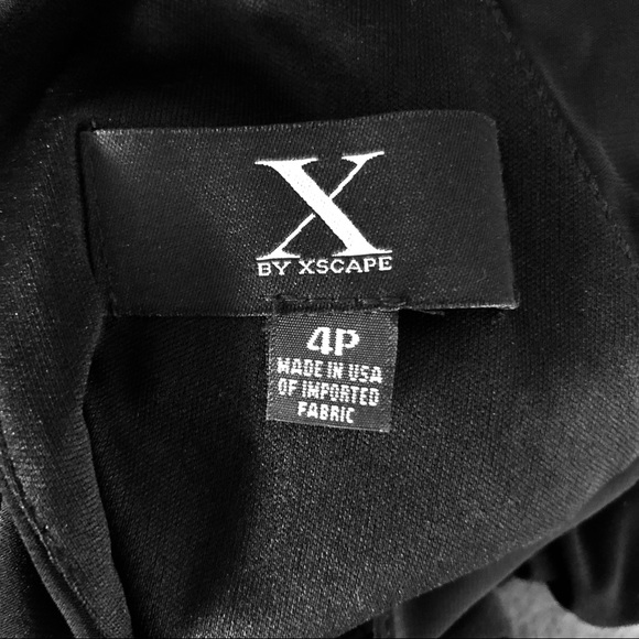 XSCAPE Long Black Formal Maxi Dress Size 4. - Picture 6 of 7